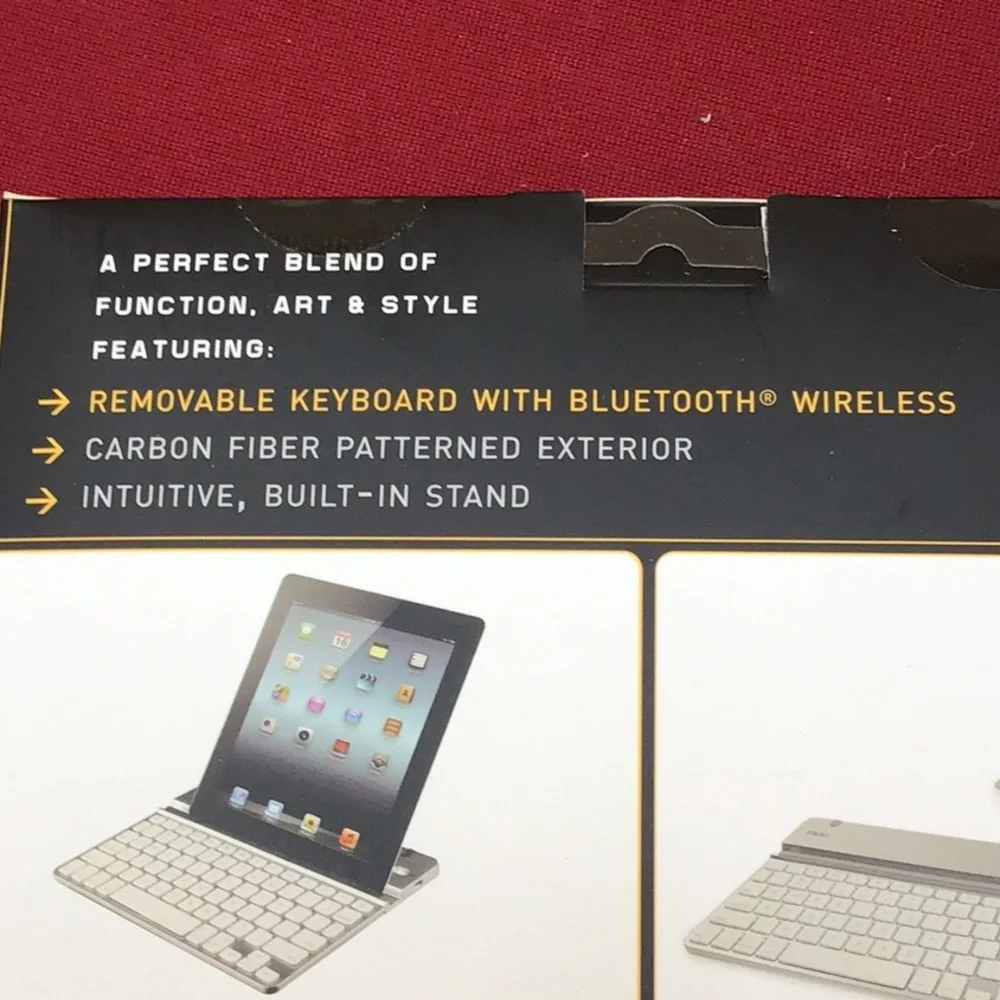 New Zag Mate Zagg folio removable keyboard with stand for iPad 2/3/4